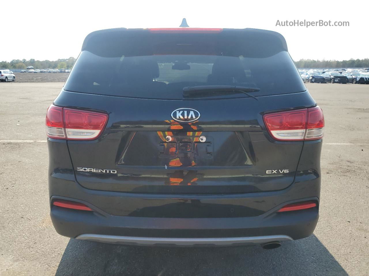 2017 Kia Sorento Ex Черный vin: 5XYPHDA51HG337131