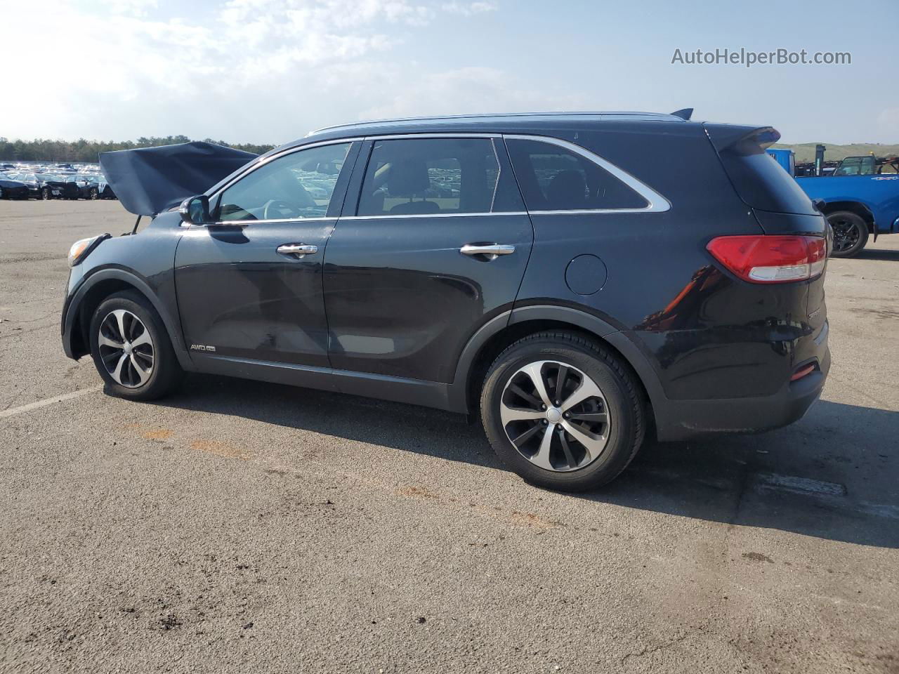 2017 Kia Sorento Ex Черный vin: 5XYPHDA51HG337131