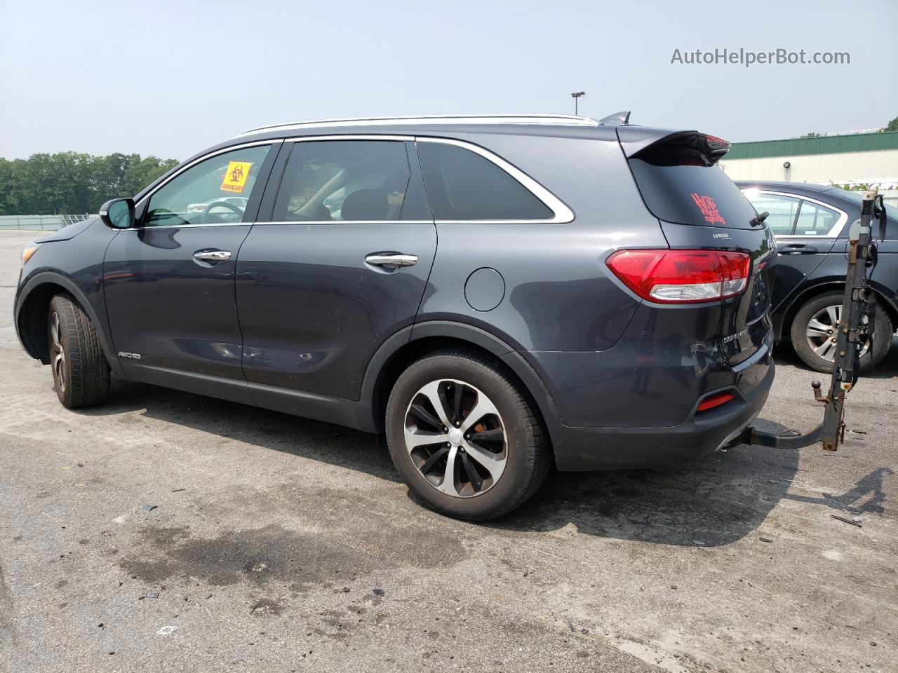 2018 Kia Sorento Ex Серый vin: 5XYPHDA51JG366375