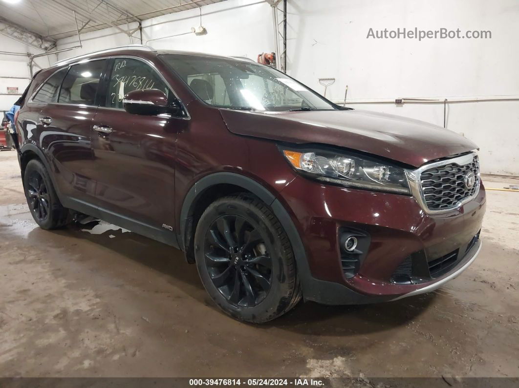 2020 Kia Sorento 3.3l Ex Бордовый vin: 5XYPHDA51LG692518