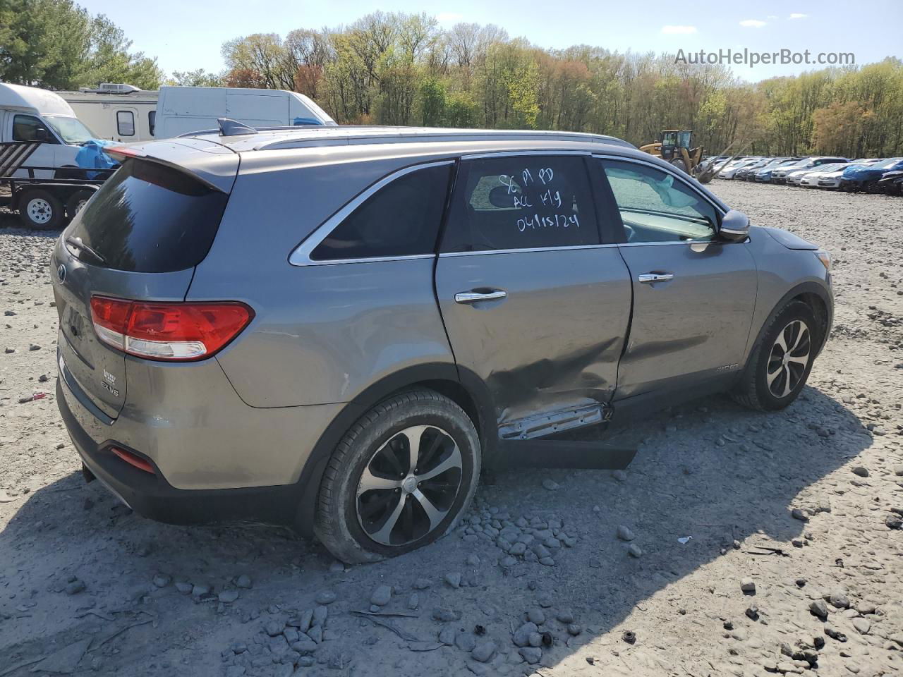 2017 Kia Sorento Ex Gray vin: 5XYPHDA52HG317972