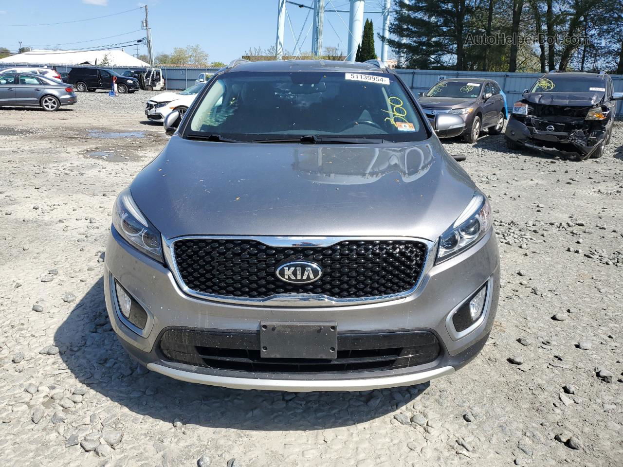 2017 Kia Sorento Ex Gray vin: 5XYPHDA52HG317972