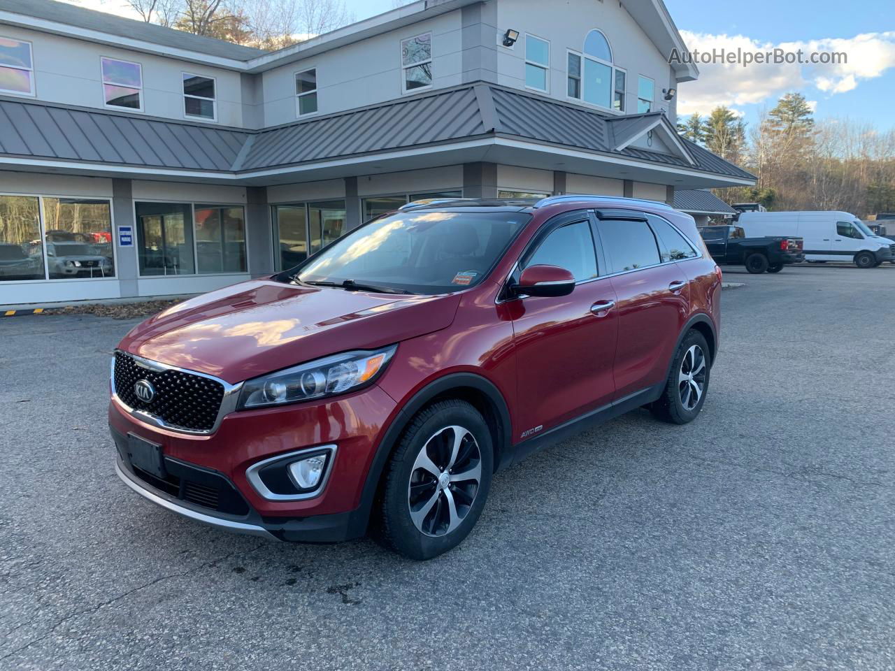 2017 Kia Sorento Ex Red vin: 5XYPHDA53HG225835