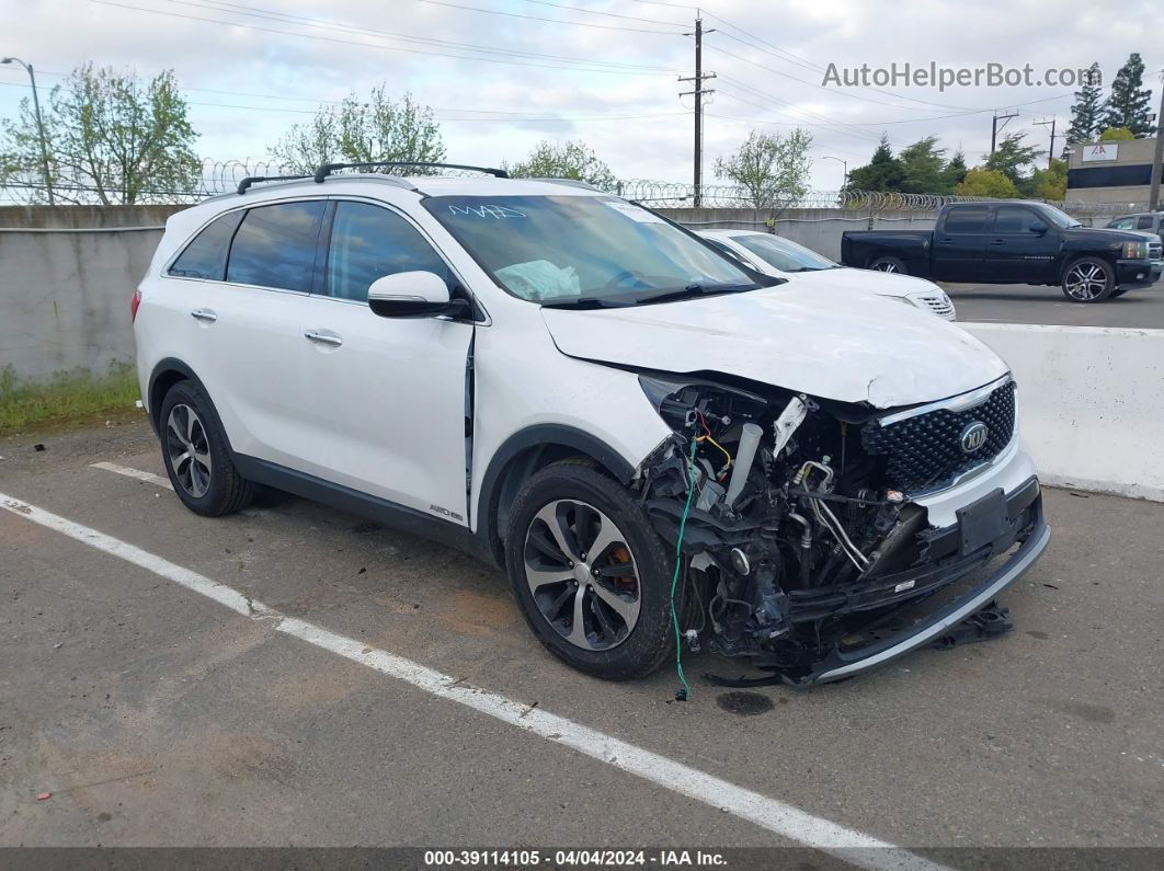 2017 Kia Sorento 3.3l Ex White vin: 5XYPHDA53HG226788