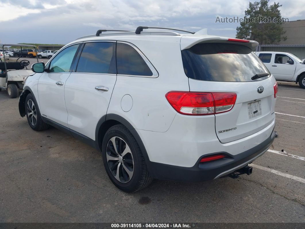 2017 Kia Sorento 3.3l Ex White vin: 5XYPHDA53HG226788