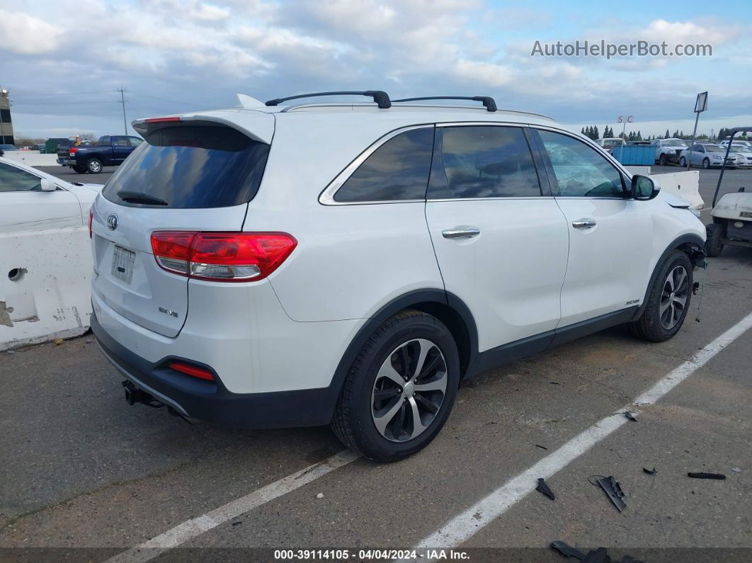 2017 Kia Sorento 3.3l Ex White vin: 5XYPHDA53HG226788