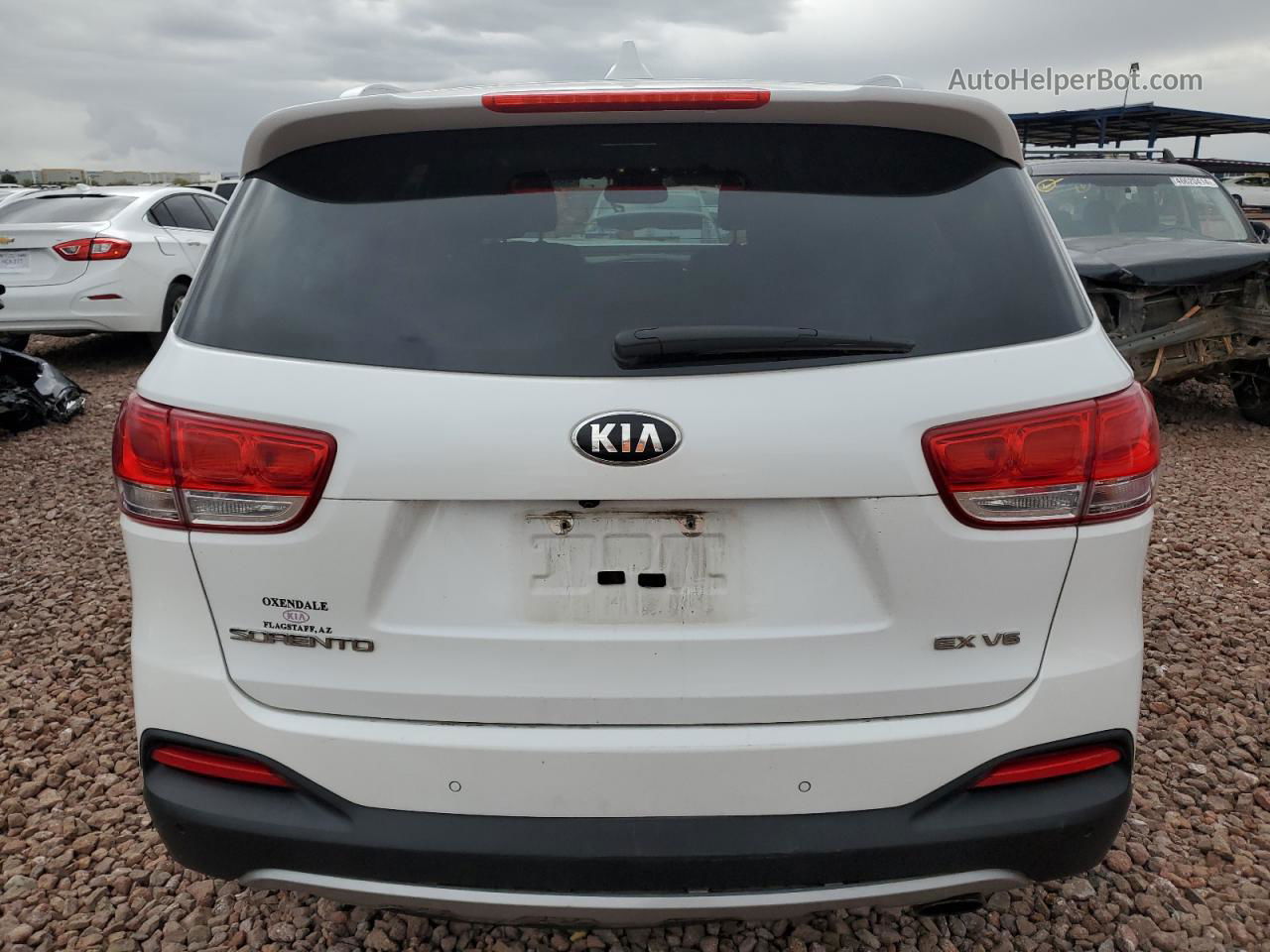 2017 Kia Sorento Ex Белый vin: 5XYPHDA53HG265929