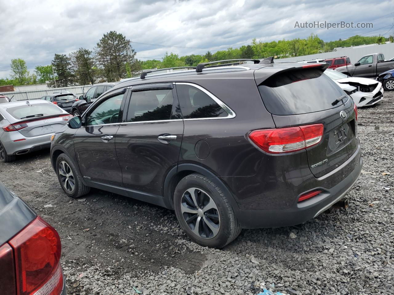 2017 Kia Sorento Ex Brown vin: 5XYPHDA53HG298509