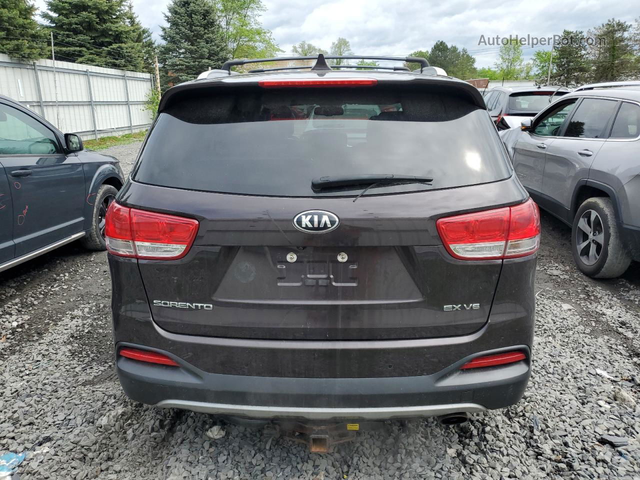 2017 Kia Sorento Ex Brown vin: 5XYPHDA53HG298509