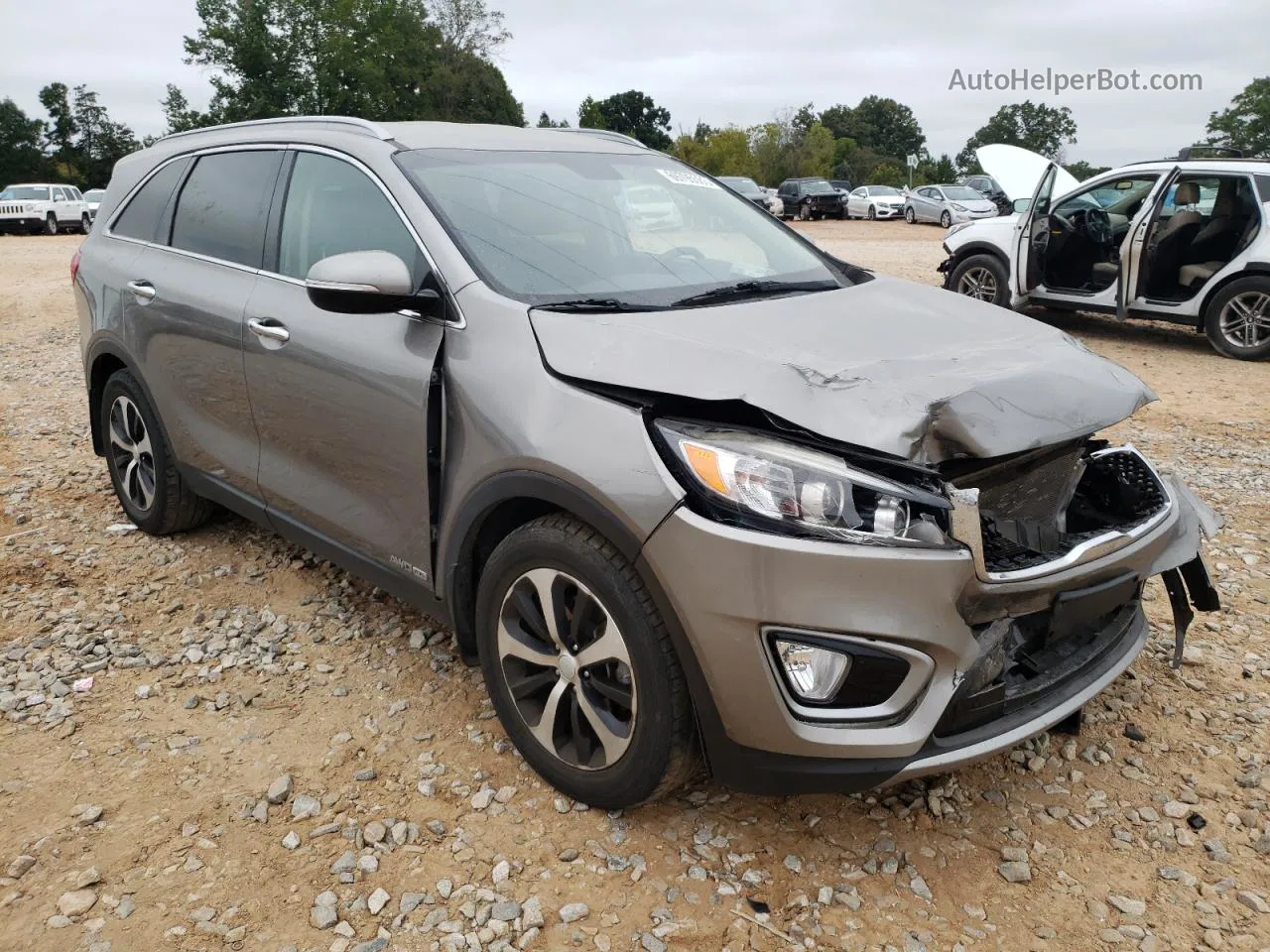 2017 Kia Sorento Ex Gray vin: 5XYPHDA53HG317981