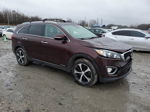 2018 Kia Sorento Ex Темно-бордовый vin: 5XYPHDA53JG385591