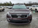 2018 Kia Sorento Ex Темно-бордовый vin: 5XYPHDA53JG385591