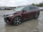 2018 Kia Sorento Ex Maroon vin: 5XYPHDA53JG385591