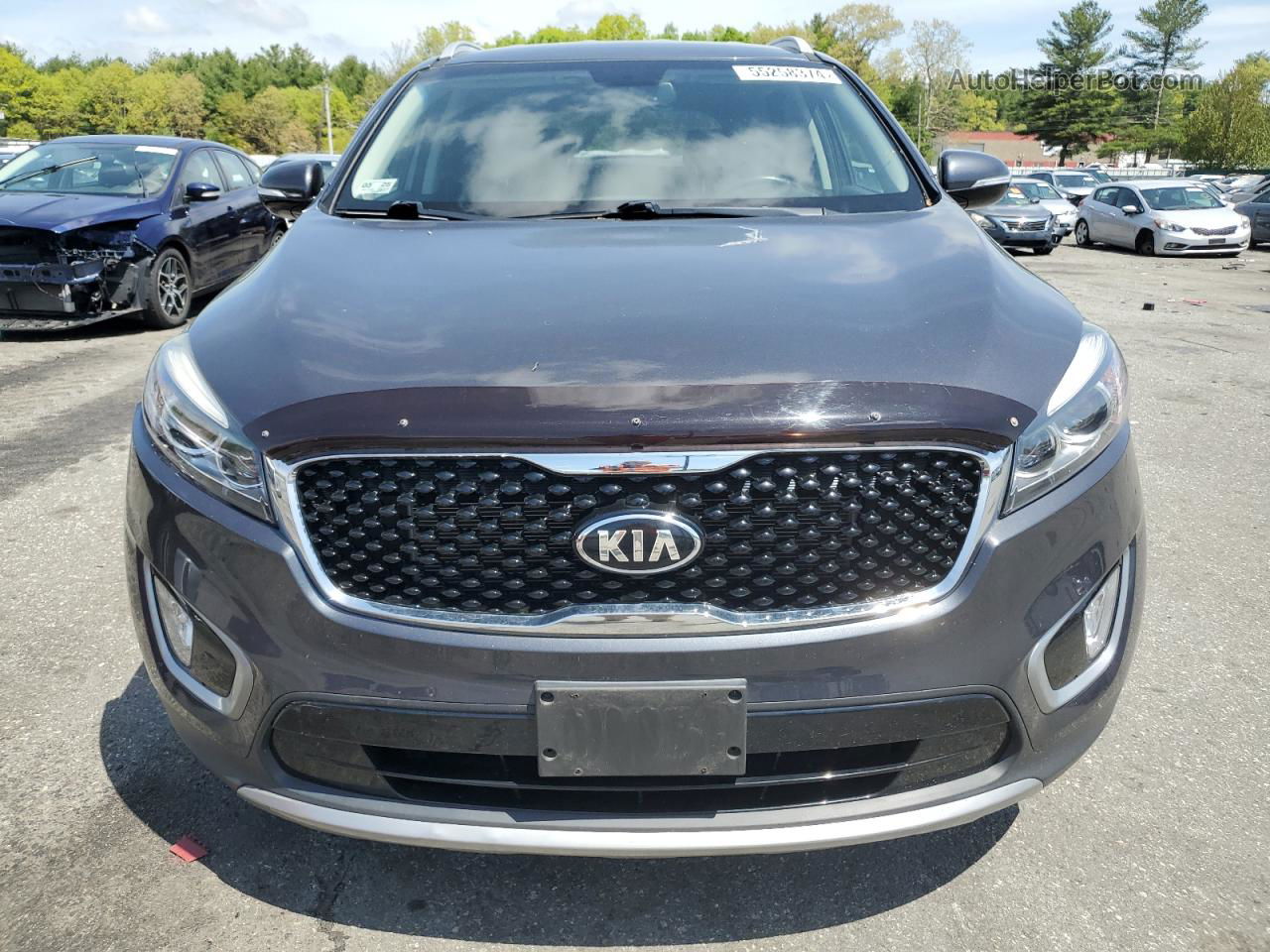 2017 Kia Sorento Ex Gray vin: 5XYPHDA54HG317956