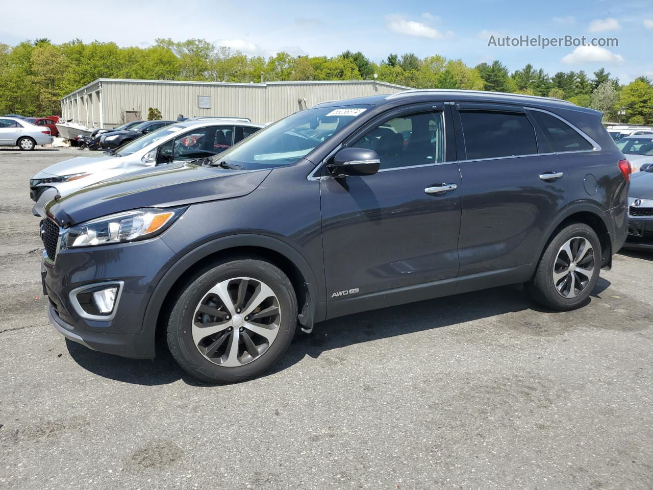 2017 Kia Sorento Ex Gray vin: 5XYPHDA54HG317956