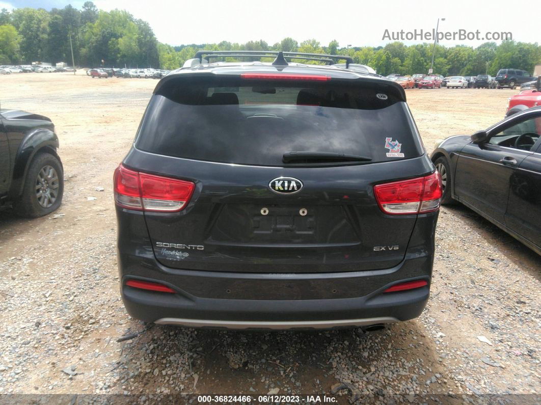 2017 Kia Sorento Ex V6 Gray vin: 5XYPHDA56HG322396