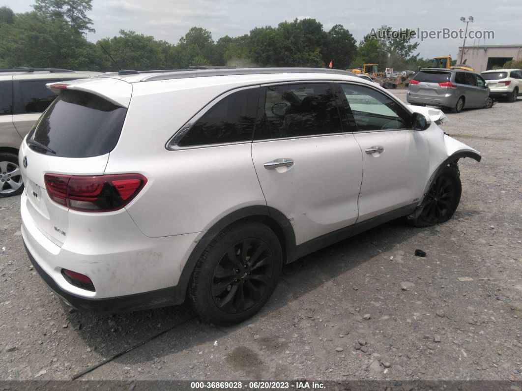 2020 Kia Sorento Ex V6 White vin: 5XYPHDA56LG681238