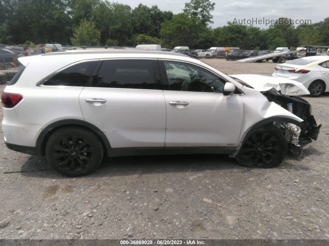 2020 Kia Sorento Ex V6 White vin: 5XYPHDA56LG681238