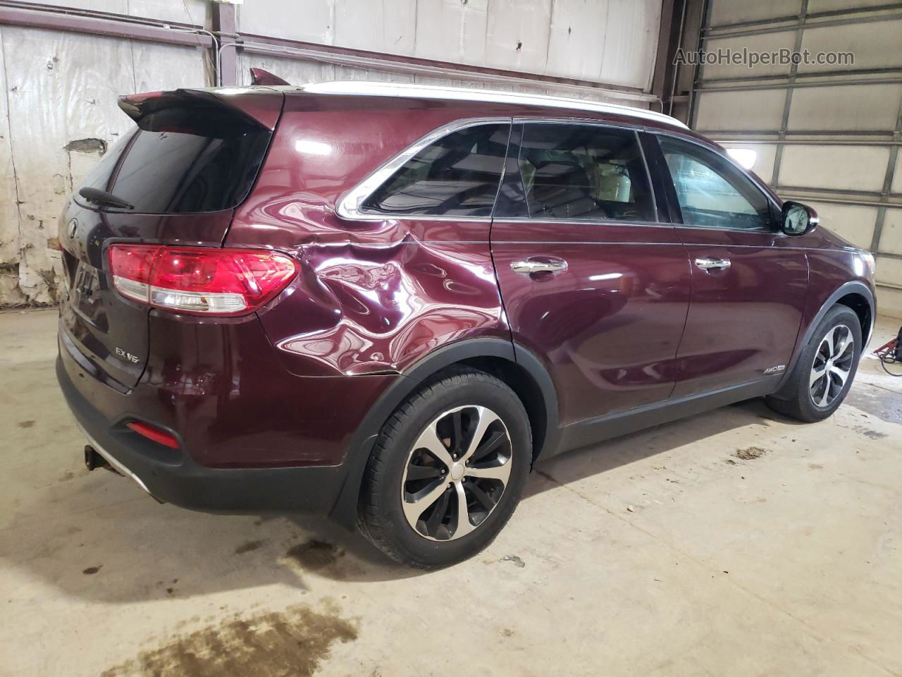 2017 Kia Sorento Ex Burgundy vin: 5XYPHDA57HG282894