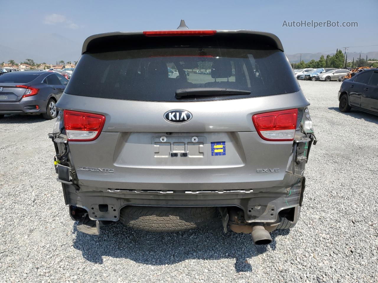 2017 Kia Sorento Ex Серебряный vin: 5XYPHDA58HG323856