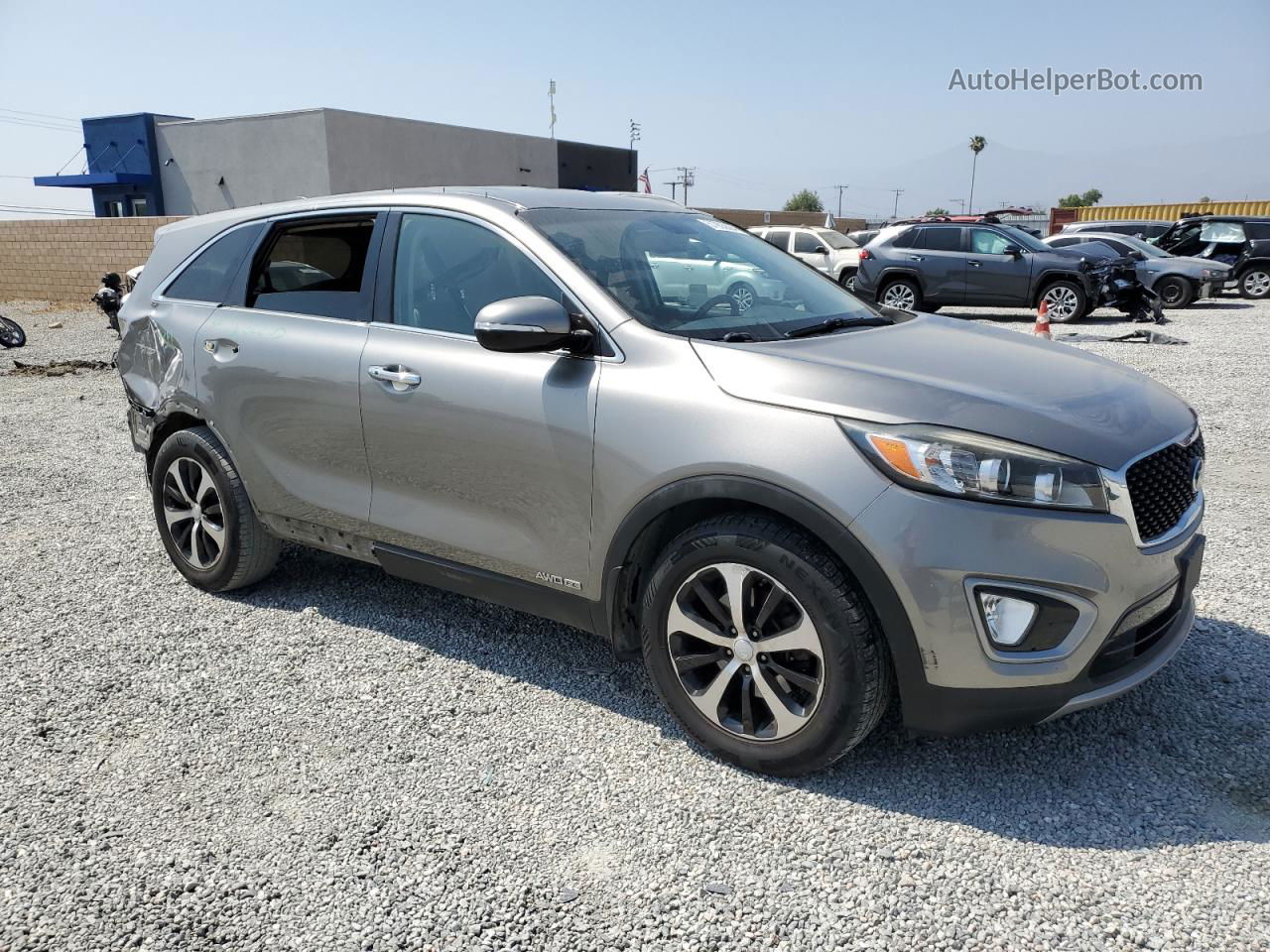 2017 Kia Sorento Ex Silver vin: 5XYPHDA58HG323856