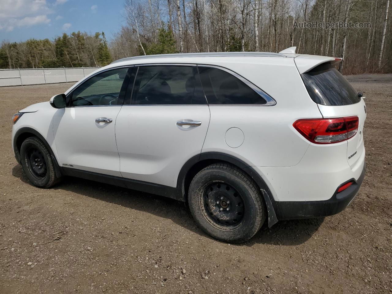 2018 Kia Sorento Ex White vin: 5XYPHDA58JG354496