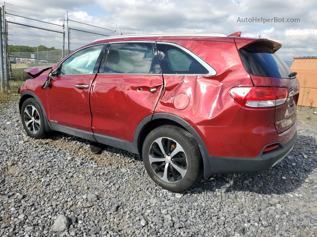 2018 Kia Sorento Ex Red vin: 5XYPHDA58JG408475