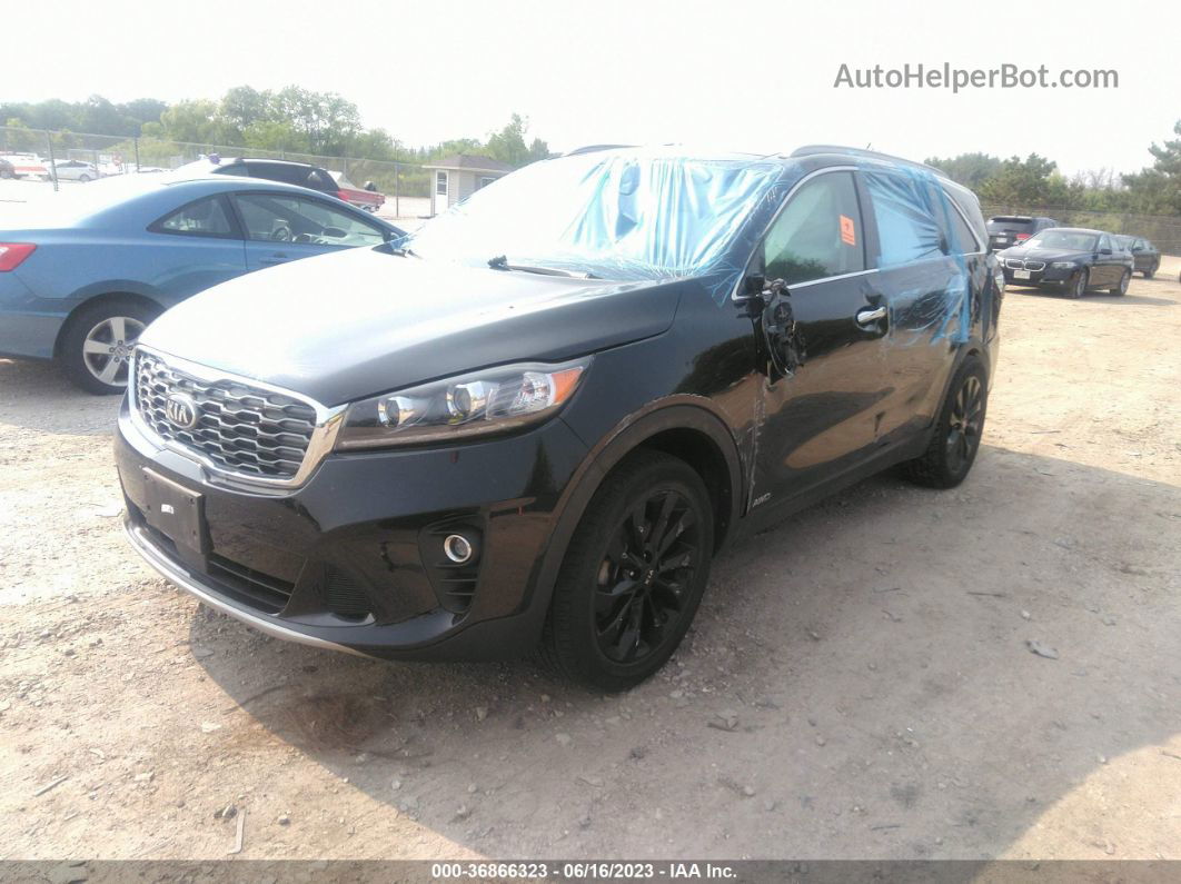 2020 Kia Sorento Ex V6 Black vin: 5XYPHDA58LG706205