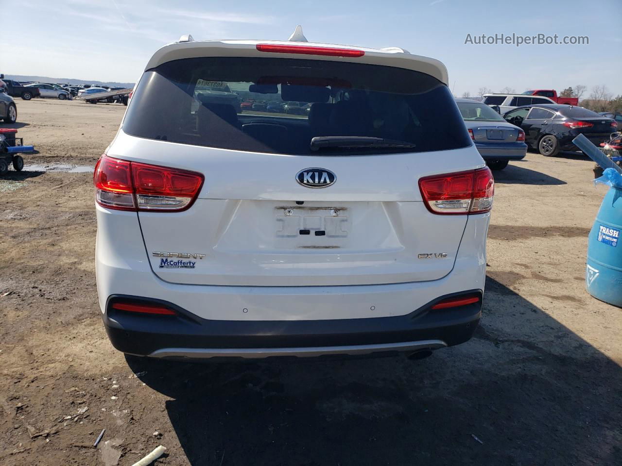 2017 Kia Sorento Ex White vin: 5XYPHDA59HG204388