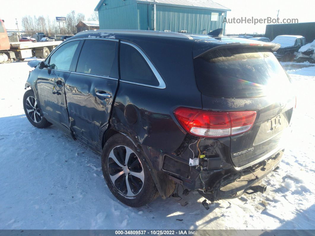 2017 Kia Sorento Ex V6 Gray vin: 5XYPHDA59HG248486