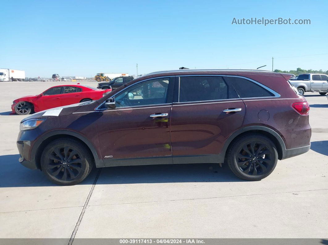 2020 Kia Sorento 3.3l Ex Burgundy vin: 5XYPHDA59LG653451