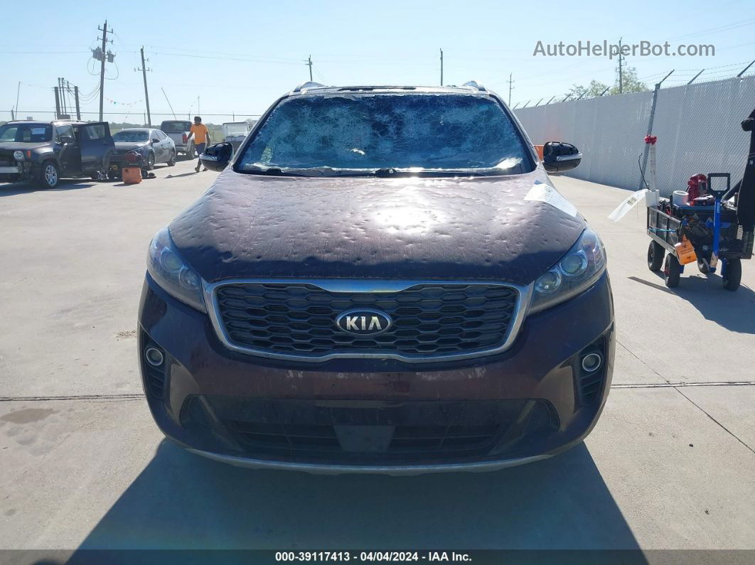 2020 Kia Sorento 3.3l Ex Burgundy vin: 5XYPHDA59LG653451