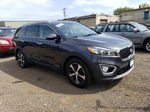 2018 Kia Sorento Ex Gray vin: 5XYPHDA5XJG369131