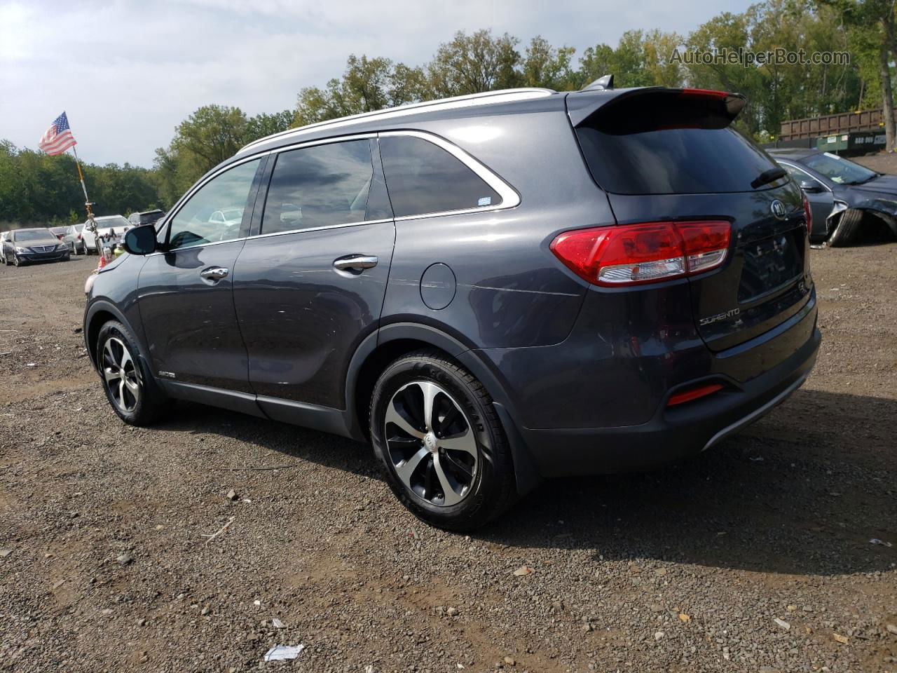 2018 Kia Sorento Ex Gray vin: 5XYPHDA5XJG369131