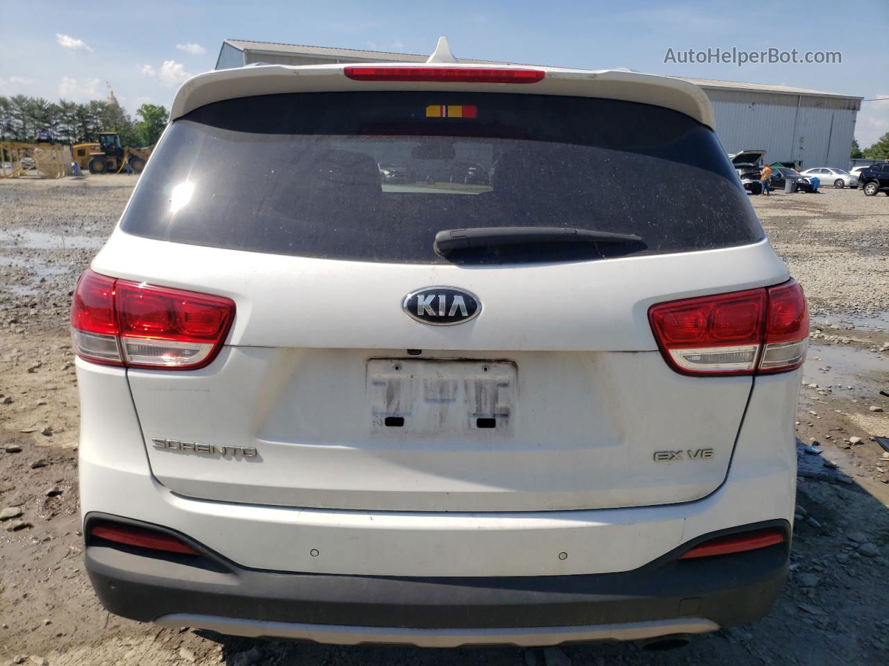 2018 Kia Sorento Ex White vin: 5XYPHDA5XJG401981