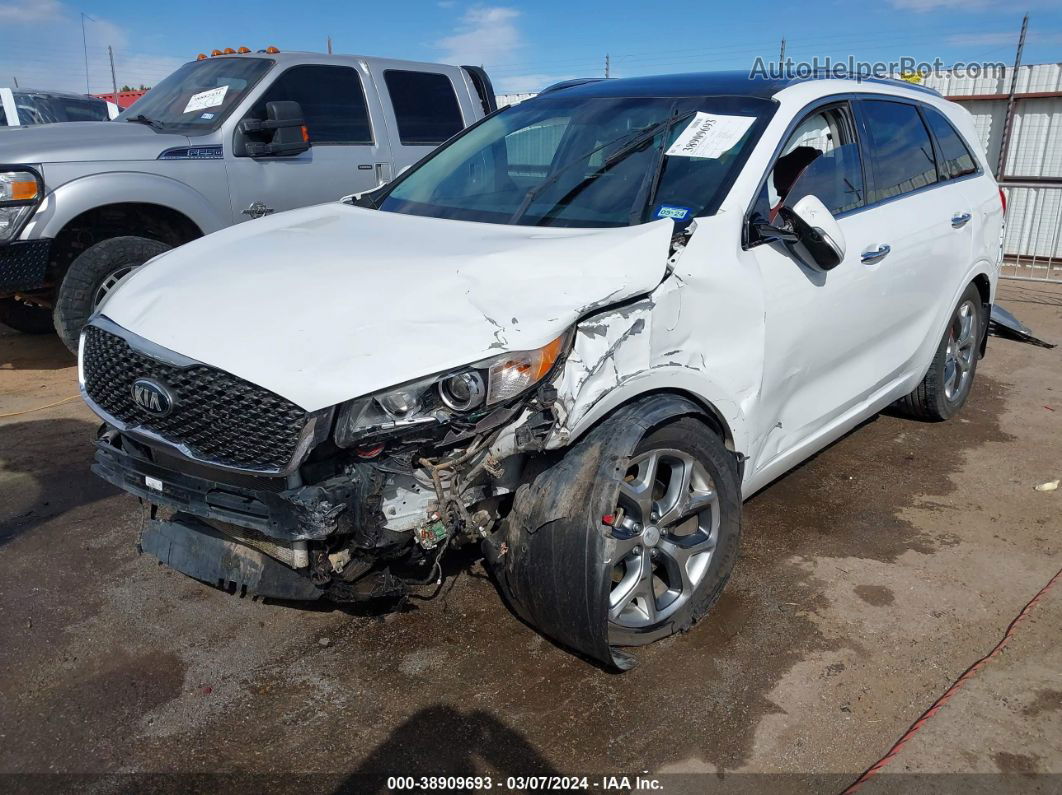 2017 Kia Sorento 3.3l Sx White vin: 5XYPK4A50HG226846