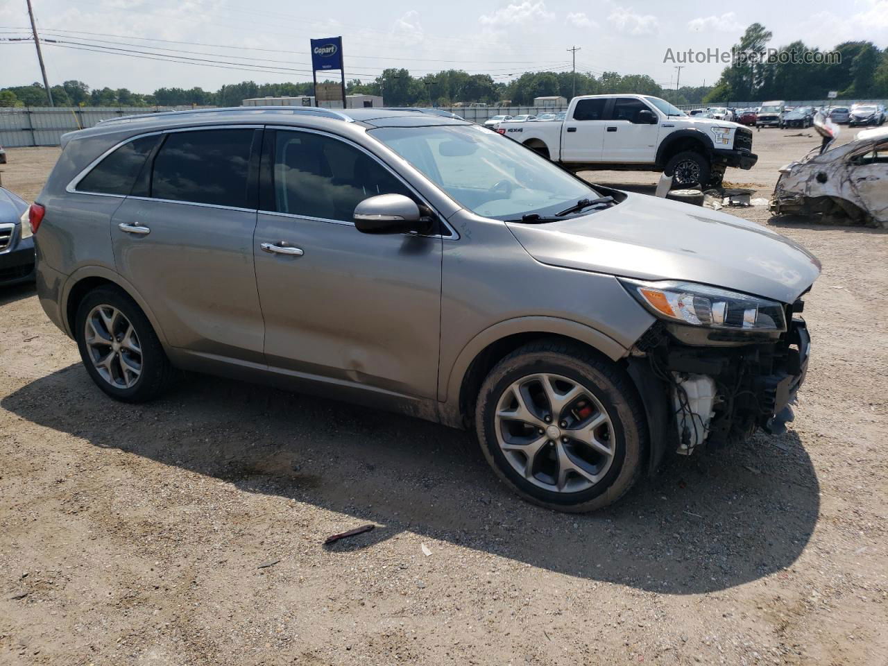 2018 Kia Sorento Sx Silver vin: 5XYPK4A50JG382679