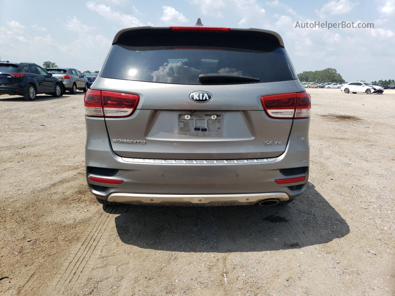 2018 Kia Sorento Sx Silver vin: 5XYPK4A50JG382679