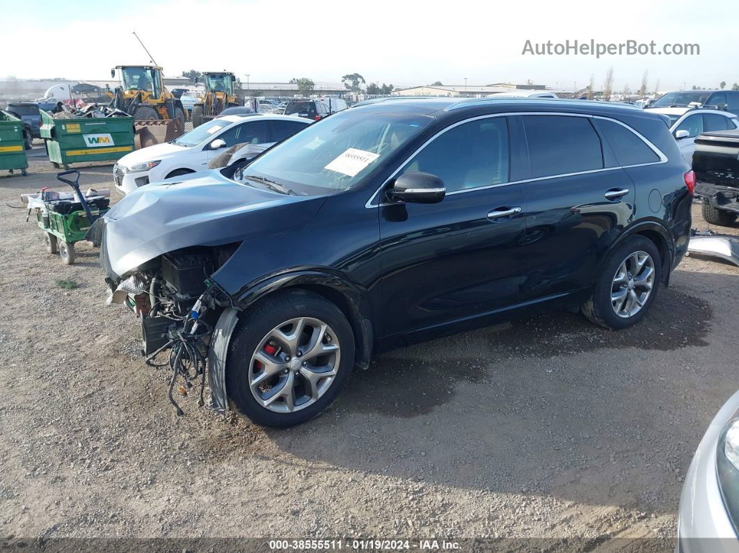 2017 Kia Sorento 3.3l Sx Черный vin: 5XYPK4A51HG232896