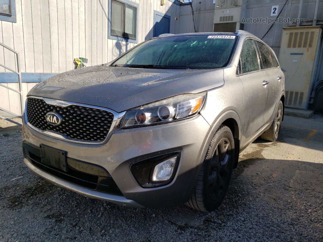 2018 Kia Sorento Sx Gray vin: 5XYPK4A51JG377295