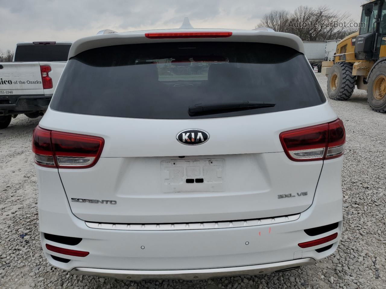 2017 Kia Sorento Sx Белый vin: 5XYPK4A52HG239808