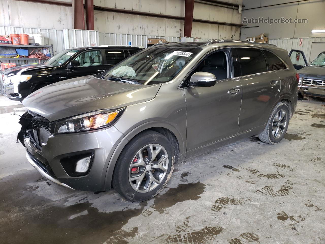 2018 Kia Sorento Sx Gray vin: 5XYPK4A52JG378942