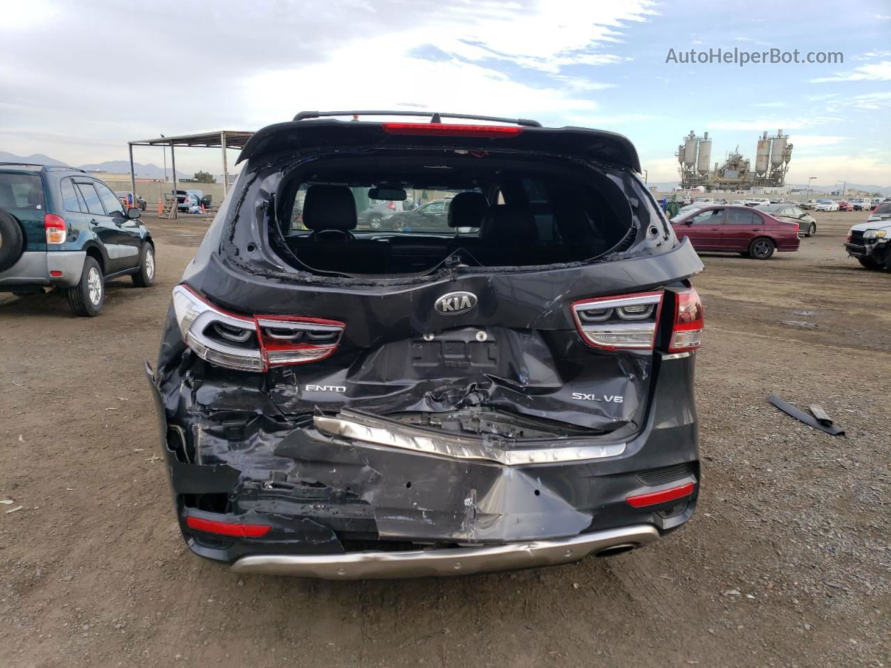 2018 Kia Sorento Sx Серый vin: 5XYPK4A52JG383543