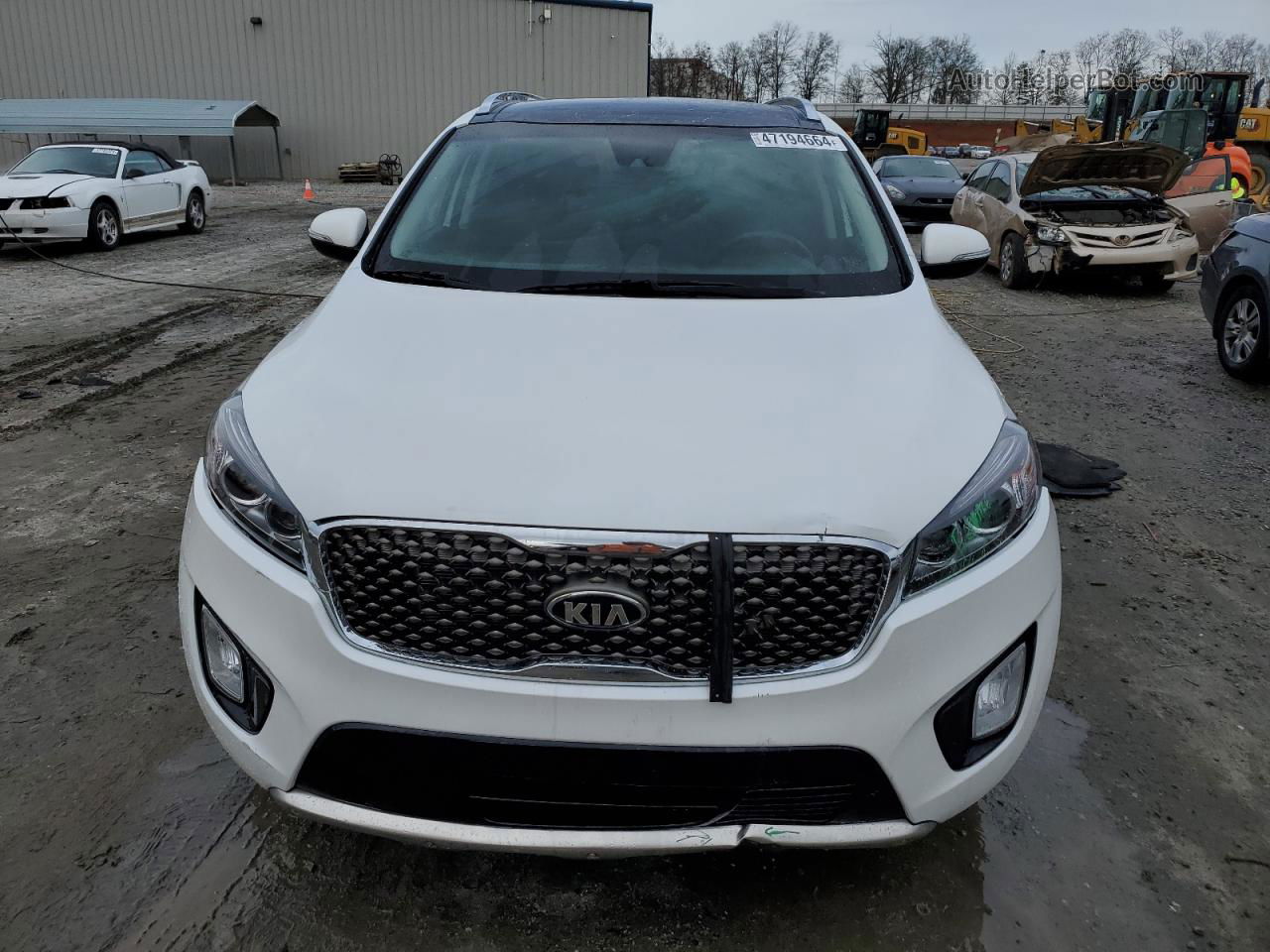 2018 Kia Sorento Sx Белый vin: 5XYPK4A52JG387124