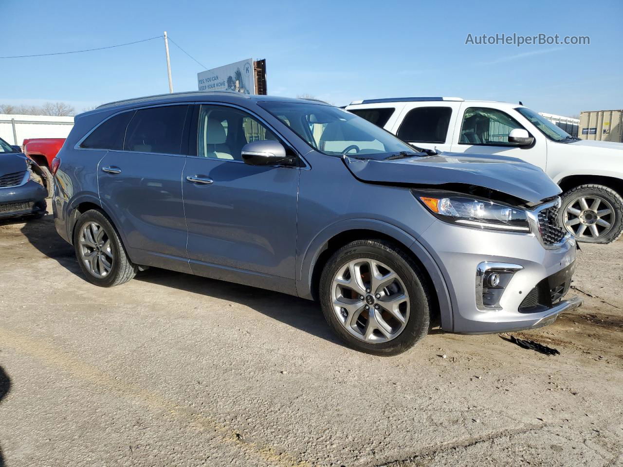 2020 Kia Sorento Sx Gray vin: 5XYPK4A52LG705245