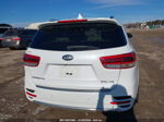 2018 Kia Sorento 3.3l Sxl White vin: 5XYPK4A53JG354827