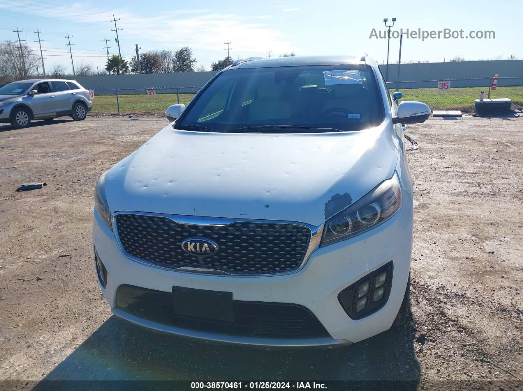 2018 Kia Sorento 3.3l Sxl Белый vin: 5XYPK4A53JG354827