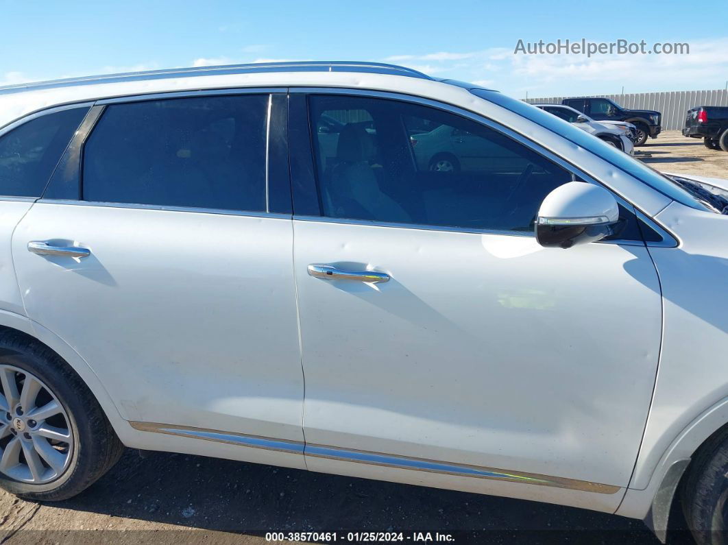 2018 Kia Sorento 3.3l Sxl White vin: 5XYPK4A53JG354827