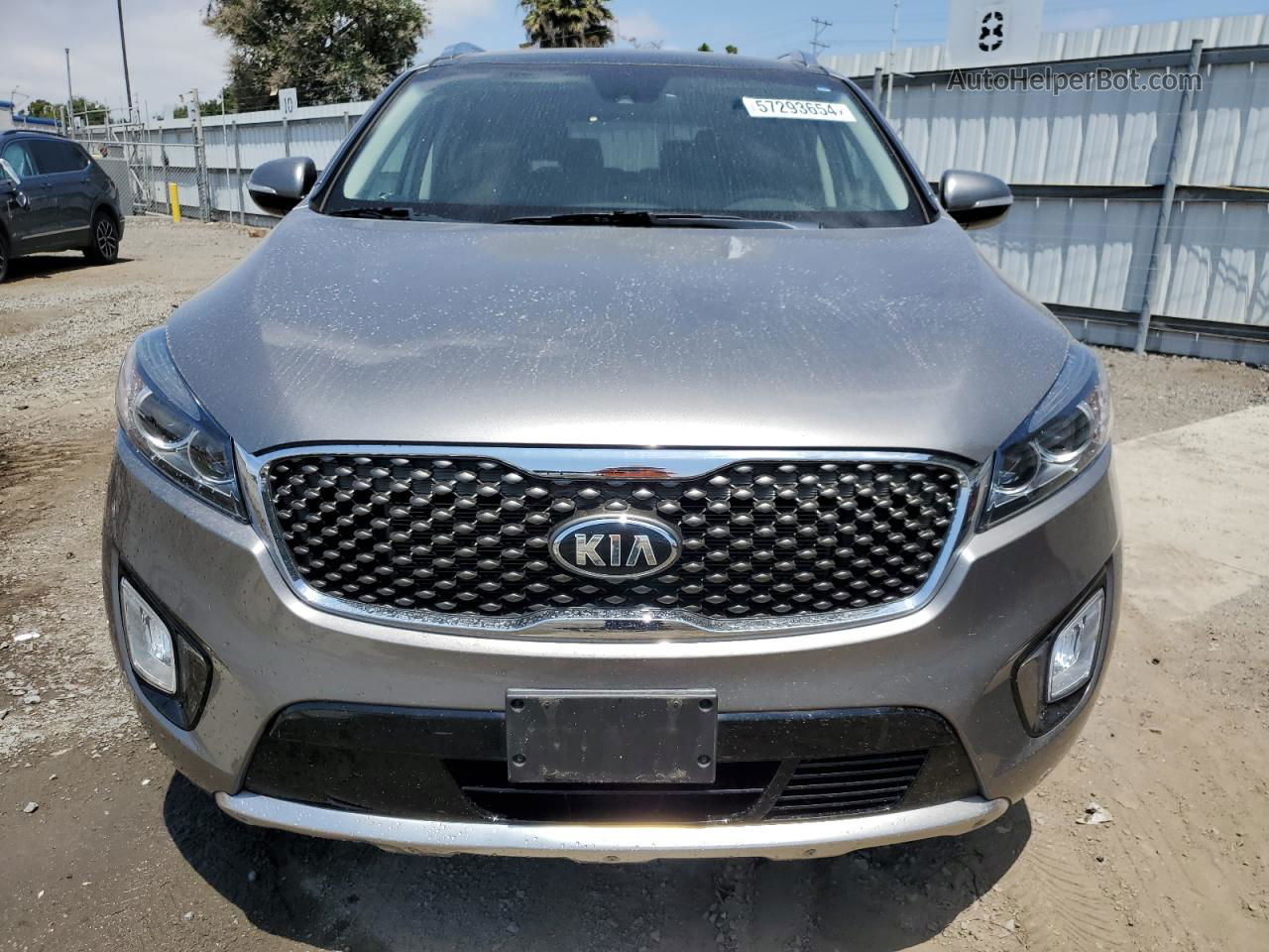 2017 Kia Sorento Sx Gray vin: 5XYPK4A54HG297631