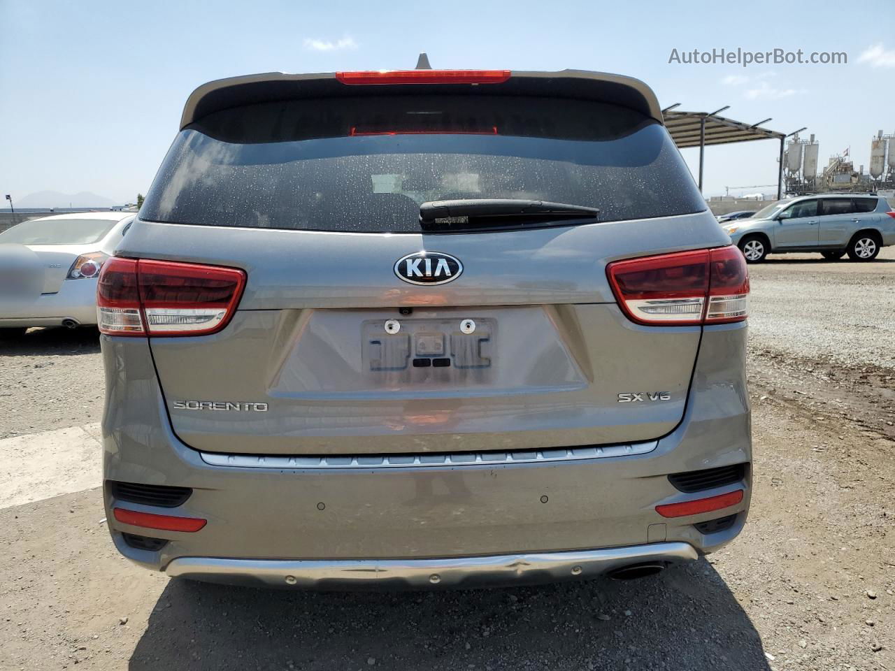 2017 Kia Sorento Sx Gray vin: 5XYPK4A54HG297631